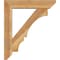 Ekena Millwork Balboa Slat Rough Sawn Bracket w/ Offset Brace, Western Red Cedar, 6"W x 26"D x 30"H BKT0604X26X30BOA06RWR - alternate 2